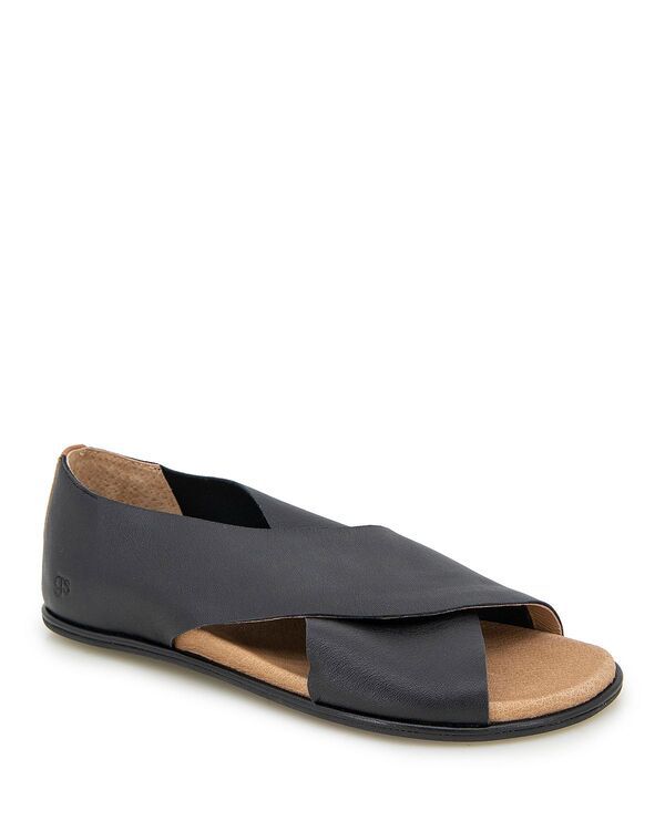 ケネスコール レディース シューズ サンダル Gentle Souls by Kenneth Cole Womens Laniey Slip On Crisscrossandals Black ブラッ