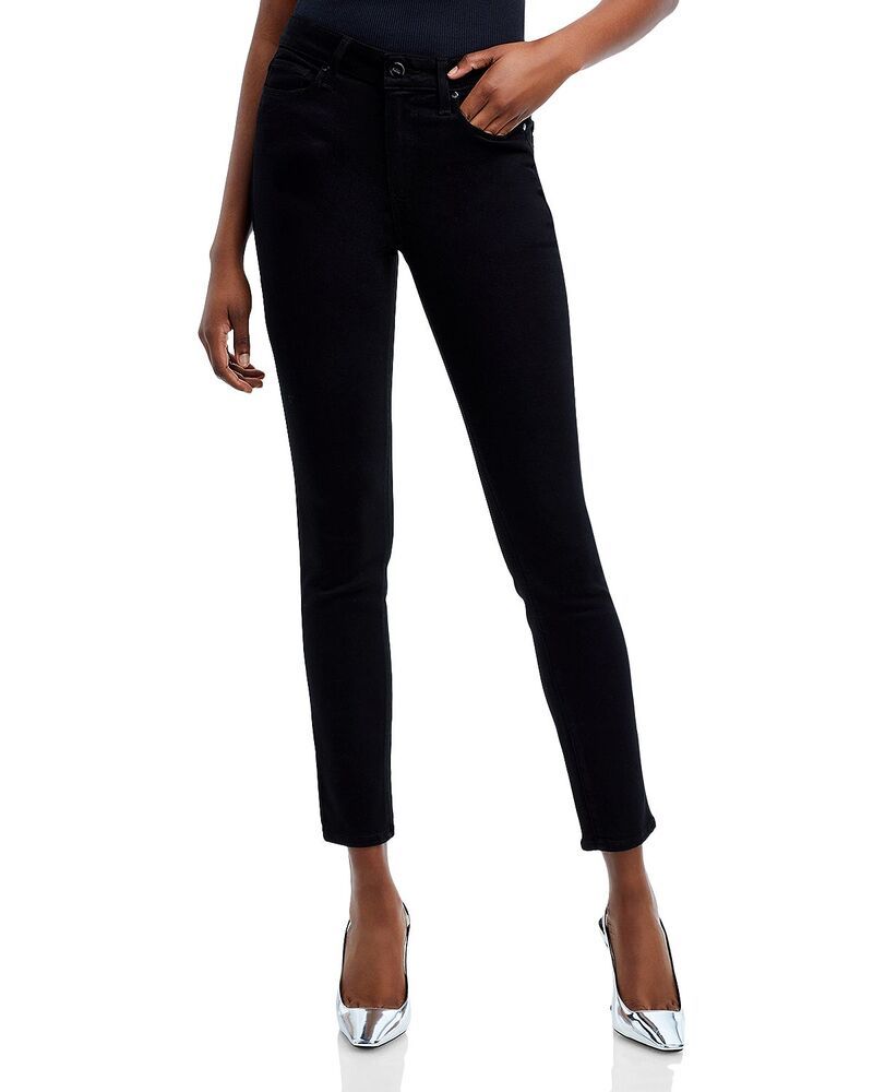 ペイジ レディース ボトムス デニムパンツ アンクル ジーンズ PAIGE Hoxton High Rise Ankle Skinny Jeans Black Shadow ブラック