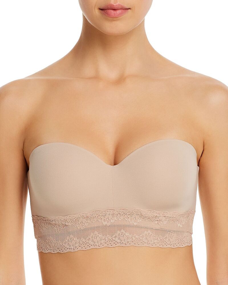 ナトリ レディース アンダーウェア ブラジャー ストラップレス Natori Bliss Perfection Strapless Bra Cafe