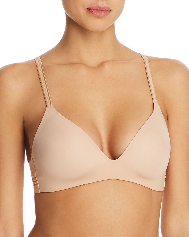 レミステレー レディース アンダーウェア ブラジャー Le Mystre Second Skin Wireless Bra Nude