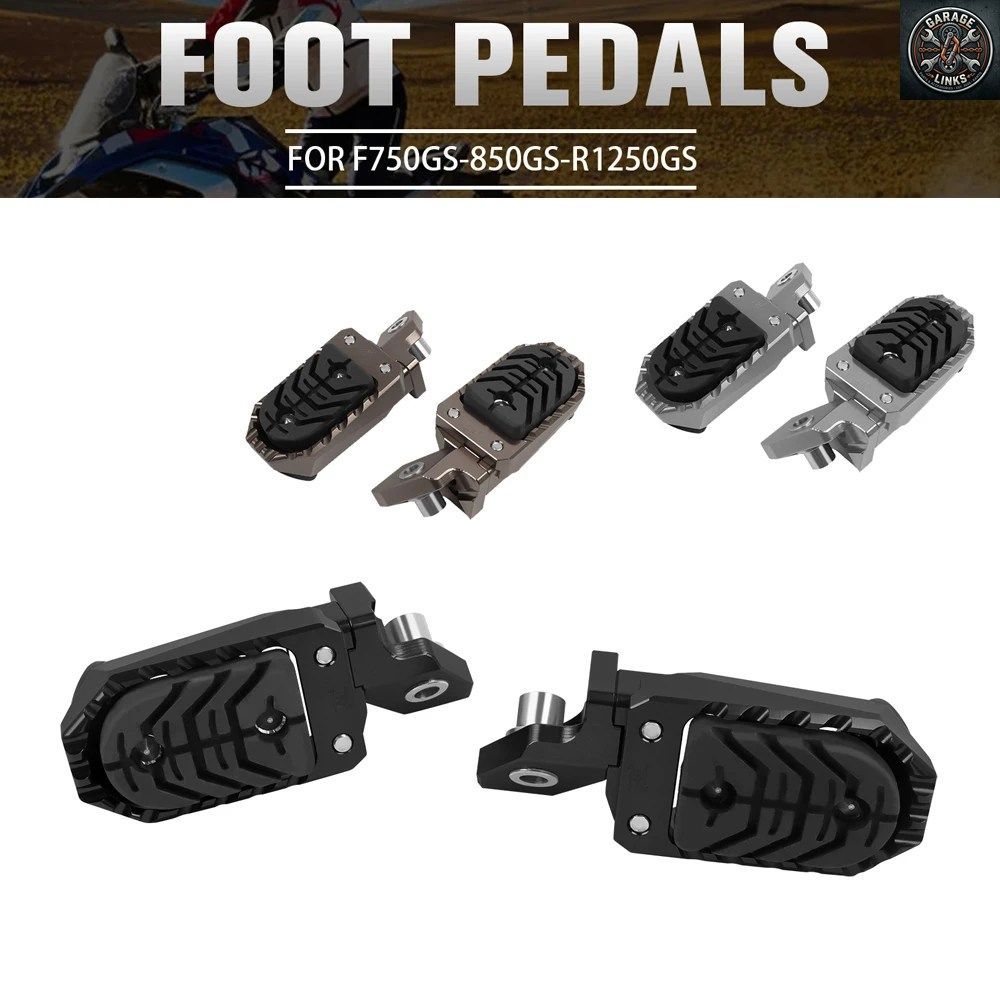 BMW R1200GS GS1200 R1250GS LC ADV 2013-2024 F750GS F850GS S1000XR 2015-2019 オートバイ用フットペグ フットレスト フットペグ フット