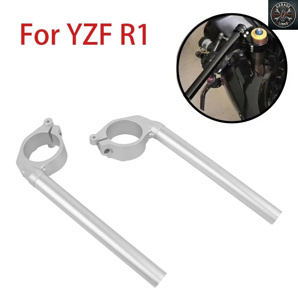 ヤマハ YZFR1 YZF-R1 2004-2005 - 08 50mm フォークチューブ クリップオンハンドルバー クリップオンハンドルバーグリップ