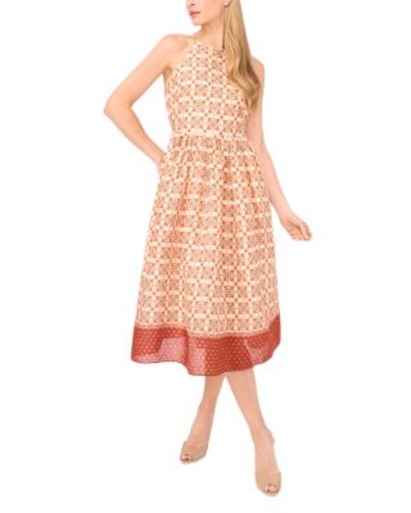 テッドベーカー レディース トップス ワンピース ミディ Ted Baker Geo Detail Midi Dresspicy Orange オレンジ