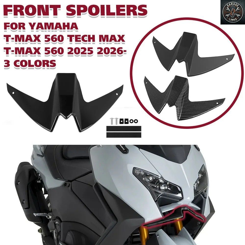 TMAX 560 ウィンドウィングカバーコーンエアロダイナミクスフェアリングウィングレットヤマハT-MAX 560 TECH MAX 2025 2026 オートバイフロ