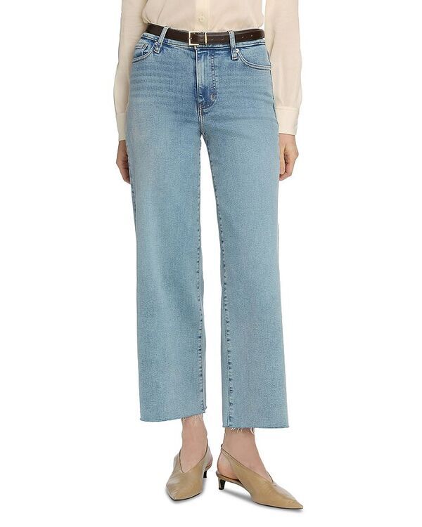 フレーム レディース ボトムス デニムパンツ アンクル ジーンズ FRAME Le Slim High Rise Ankle Crop Palazzo Jeans in Spring Raw Afte