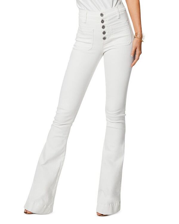 レイミー ブルック レディース ボトムス デニムパンツ ジーンズ Ramy Brook Cindy High Rise Flare Jeans White ホワイト 49,680円