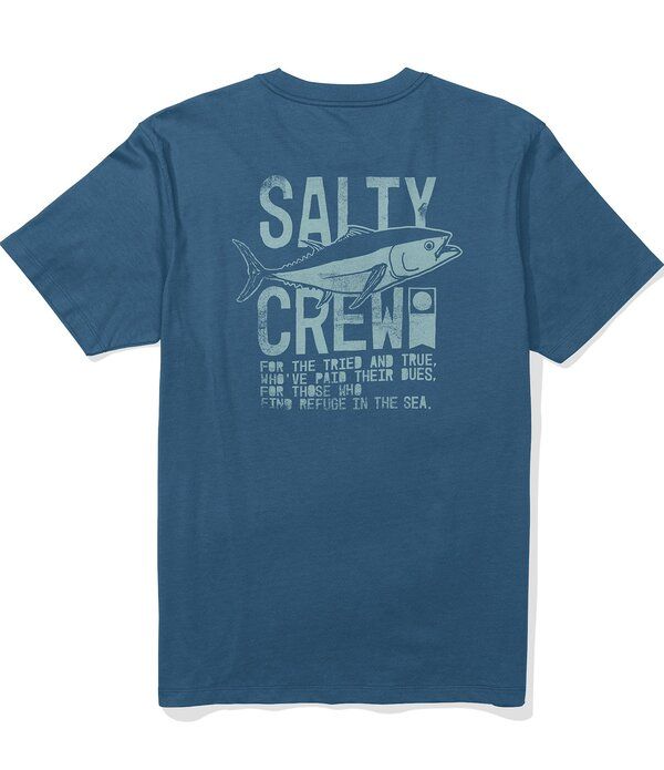 ソルティークルー メンズ トップス シャツ Salty Crew Tried And True Short Sleeve TShirt Cast Blue ブルー