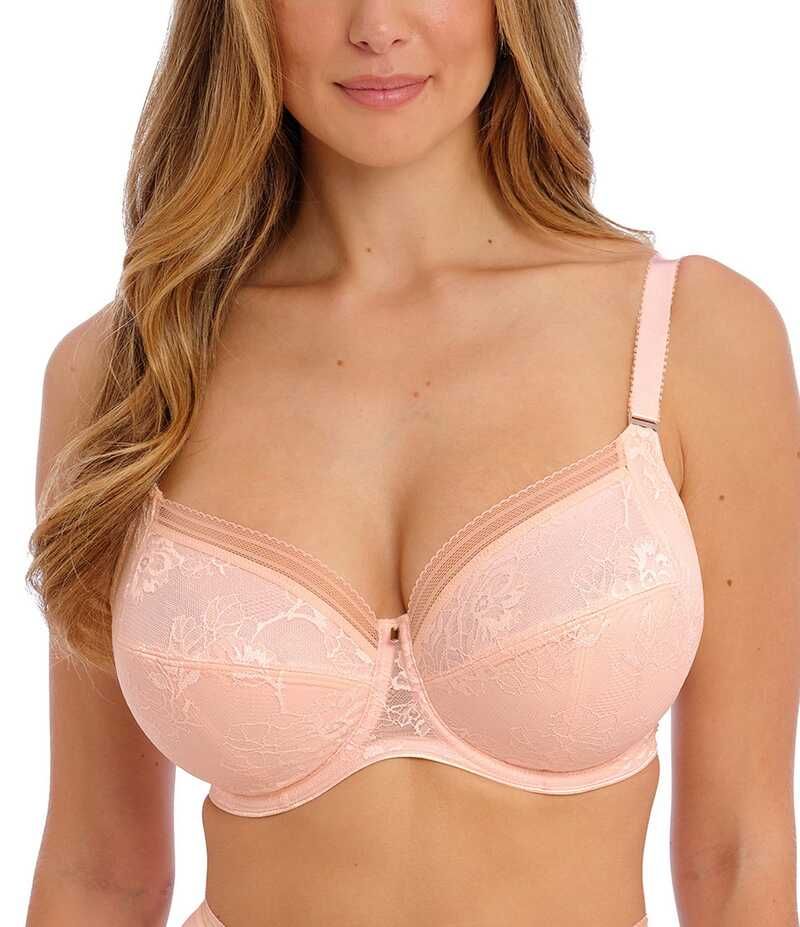 ファンタジー レディース アンダーウェア ブラジャー レース Fantasie Fusion Lace FullCoverage Side Support Bra Blush ブラッシュ