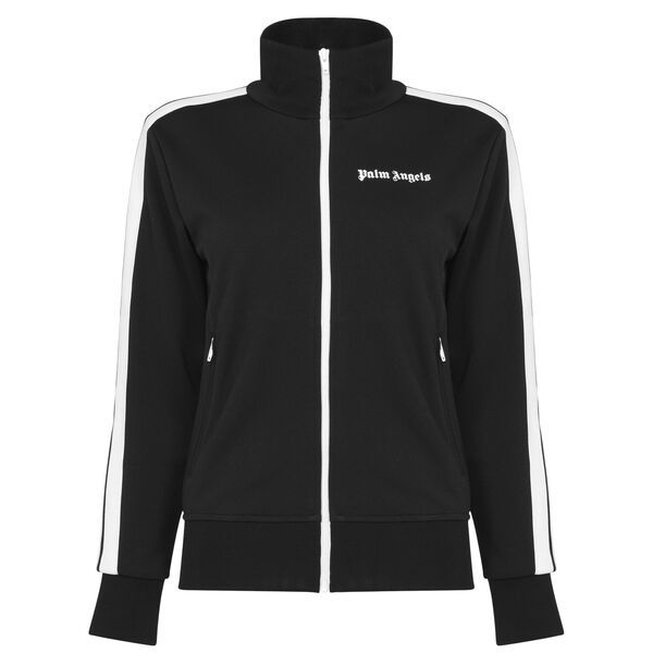 パーム・エンジェルス レディース アウター ジャケット・ブルゾン ジャケット PALM ANGELS Track Zip Jacket BlackWht 1001 ブラック