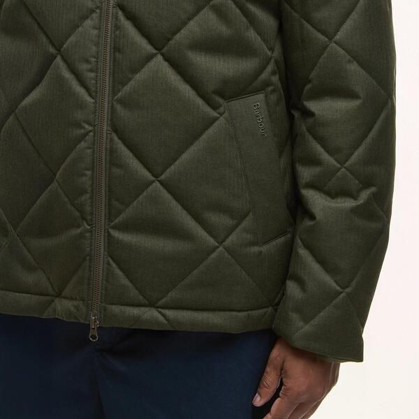 バブアー メンズ アウター ジャケット・ブルゾン キルティング Barbour Mens City Harrington Quilted Jacket Olive OL71 オリーブ