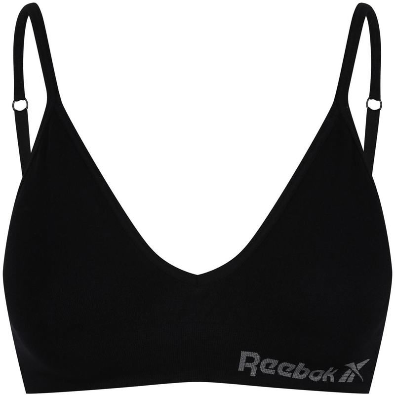 リーボック レディース アンダーウェア ブラジャー Reebok Justn SL Bra Black ブラック
