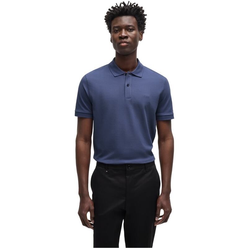 ボス メンズ トップス ポロシャツ Hugo Boss Pallas Polo Shirt Mens Navy ネイビー