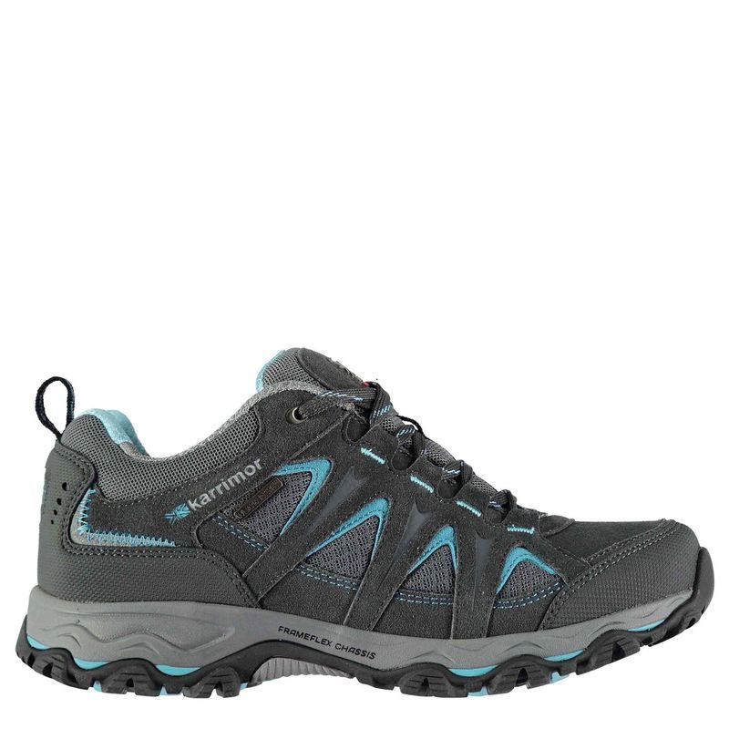 カリマー レディース シューズ スニーカー Karrimor Mount Low Ladies Walking Shoes GreyBlue グレー