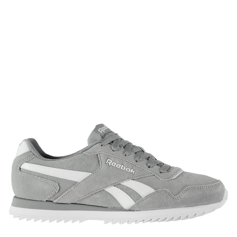 リーボック メンズ シューズ スニーカー Reebok Royal Glide Ripple Mens Shoes LtGreyWhite ホワイト
