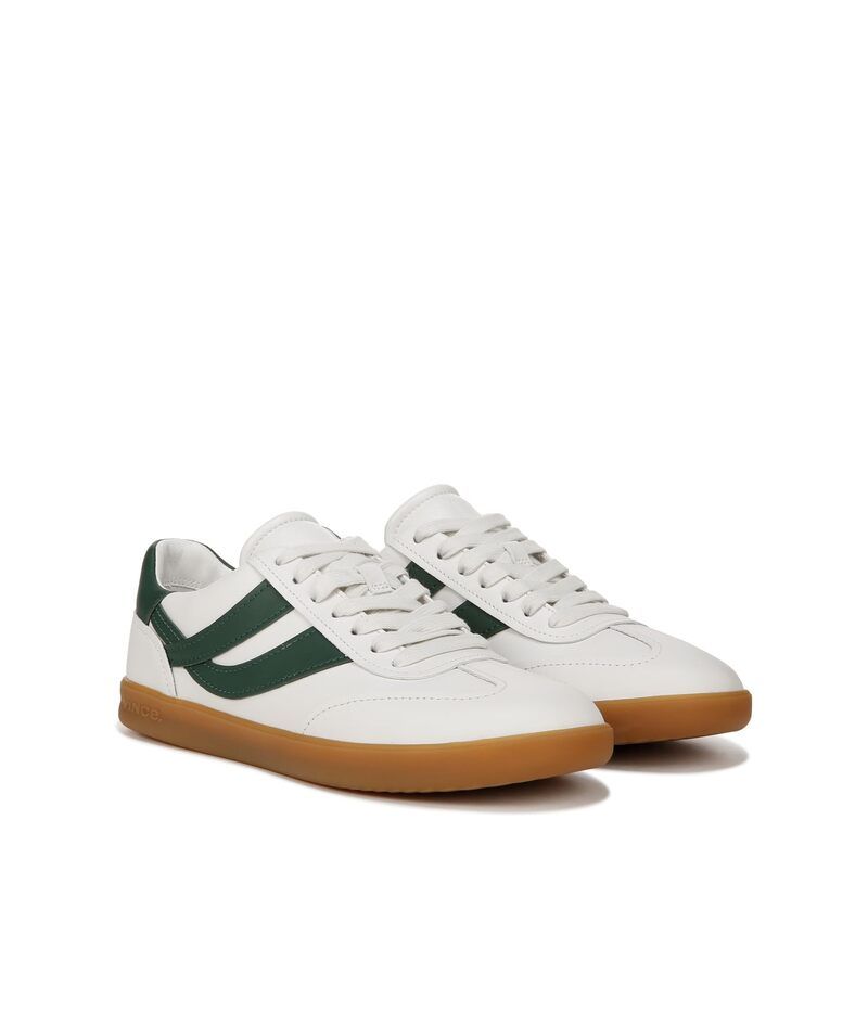 ヴィンス レディース シューズ ヒール Vince Oasis Chalk WhitePine Green Leather ホワイト