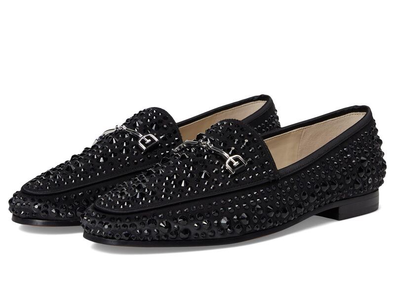 サムエデルマン レディース シューズ スリッポン・ローファー Sam Edelman Lorainebling LoaferMoc Shoes Black Crystal ブラック