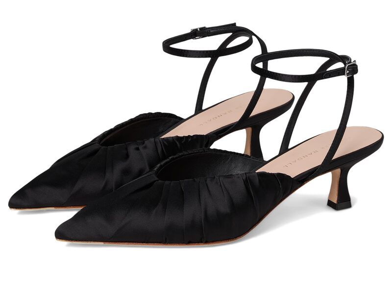 ロフラー ランダル レディース シューズ ヒール シャーリング Loefflerandall Rio Smocked Kitten Heel Black ブラック