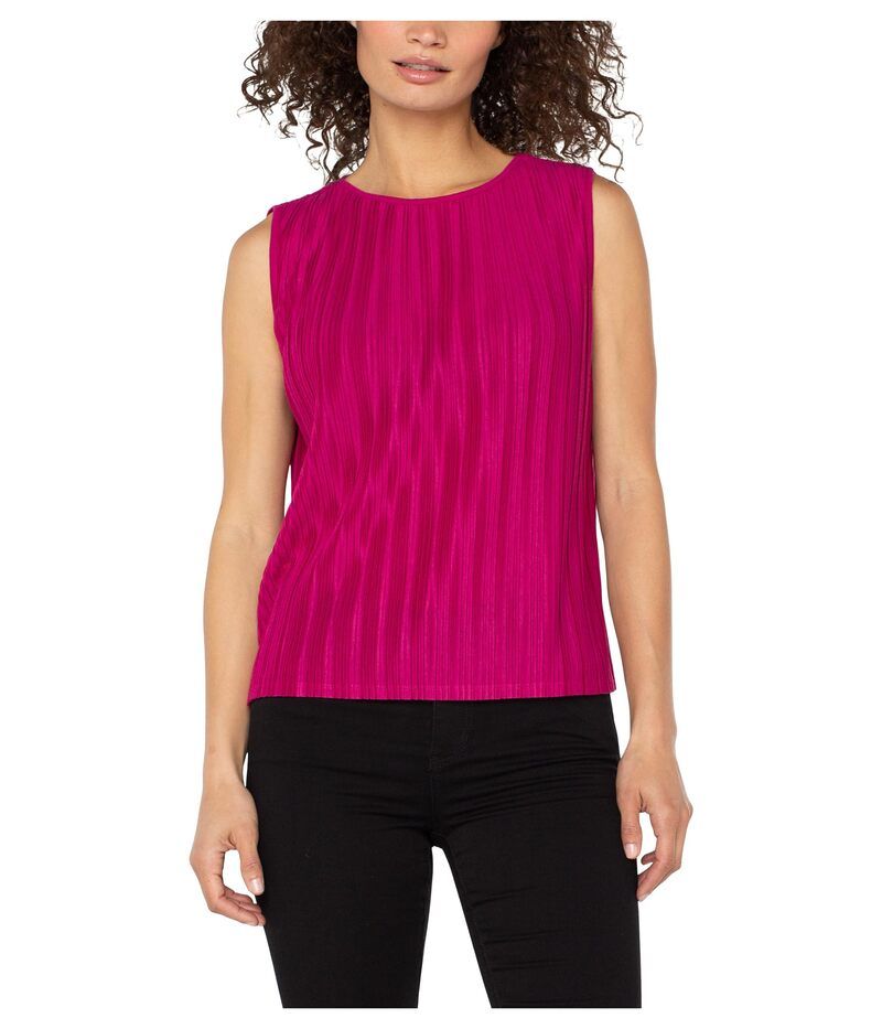 リヴァプール ロサンゼルス レディース トップス シャツ クルーネック ノースリーブ ニット Liverpoolos Angelesleeveless Crew Necknitop Dark Curr