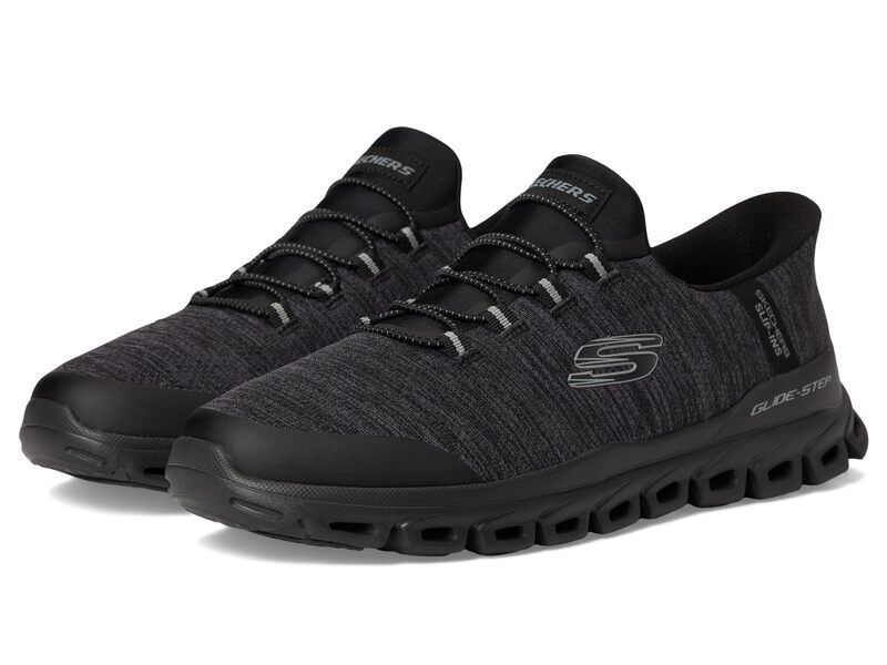スケッチャーズ メンズ シューズ スニーカー SKECHERS GlideStep Zefyr Hands Free Slipin CharcoalBlack ブラック