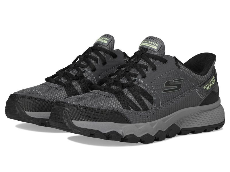 スケッチャーズ メンズ シューズ スニーカー キャップ SKECHERS Dynamite AT Escapar Hands Free Slipin CharcoalBlack ブラック