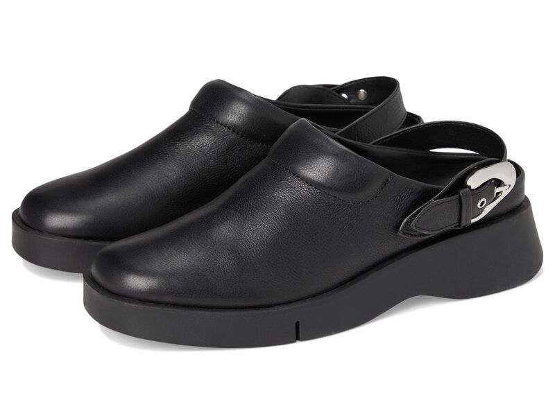 エアロソールズ レディース アンダーウェア 靴下 Aerosoles Fox Black Leather ブラック