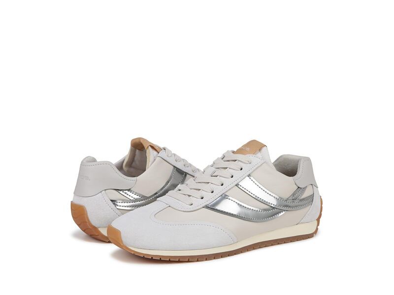 ヴィンス レディース シューズ スニーカー レース Vince Oasis Runner LaceUp Sneakers Off WhiteSilver オフホワイト