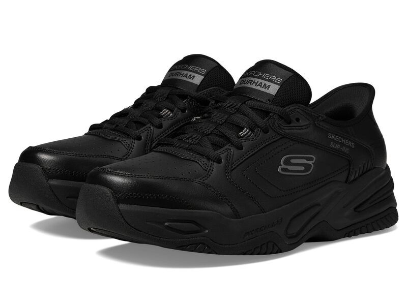 スケッチャーズ メンズ シューズ スニーカー SKECHERS Durham Hands Free SlipIn BlackBlack ブラック