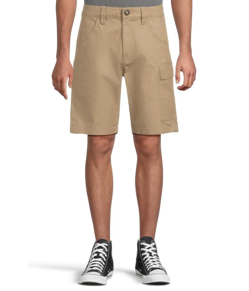 ボルコム メンズ ボトムス ハーフパンツ・ショーツ ショートパンツ Volcom Caliper II Relaxed Work Shorts Brindle