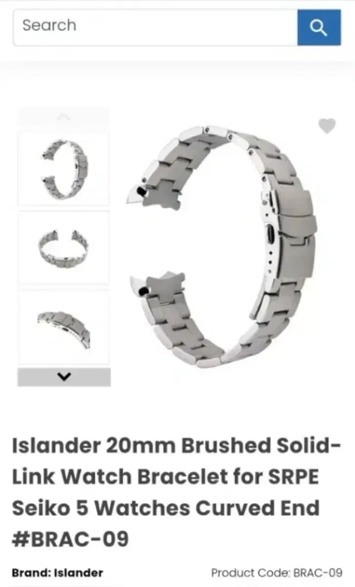ロングアイランド 20mm オイスターブレスレット