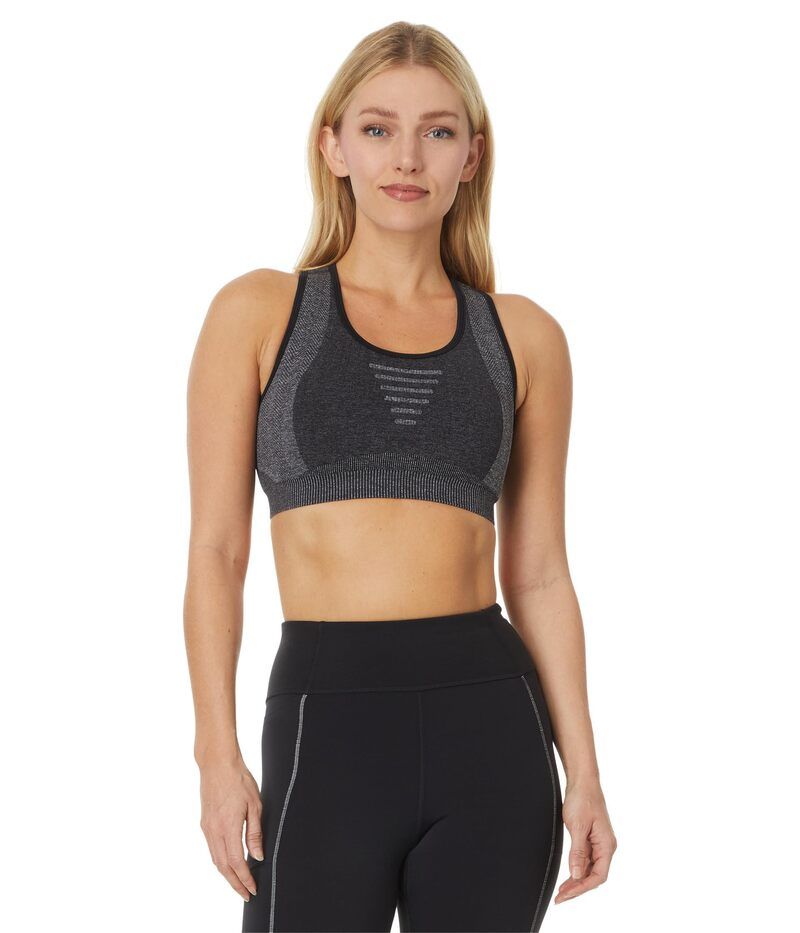 スマートウール レディース アンダーウェア ブラジャー ニット Smartwool Intraknit Racerback Bra Black Heather 1 ブラック
