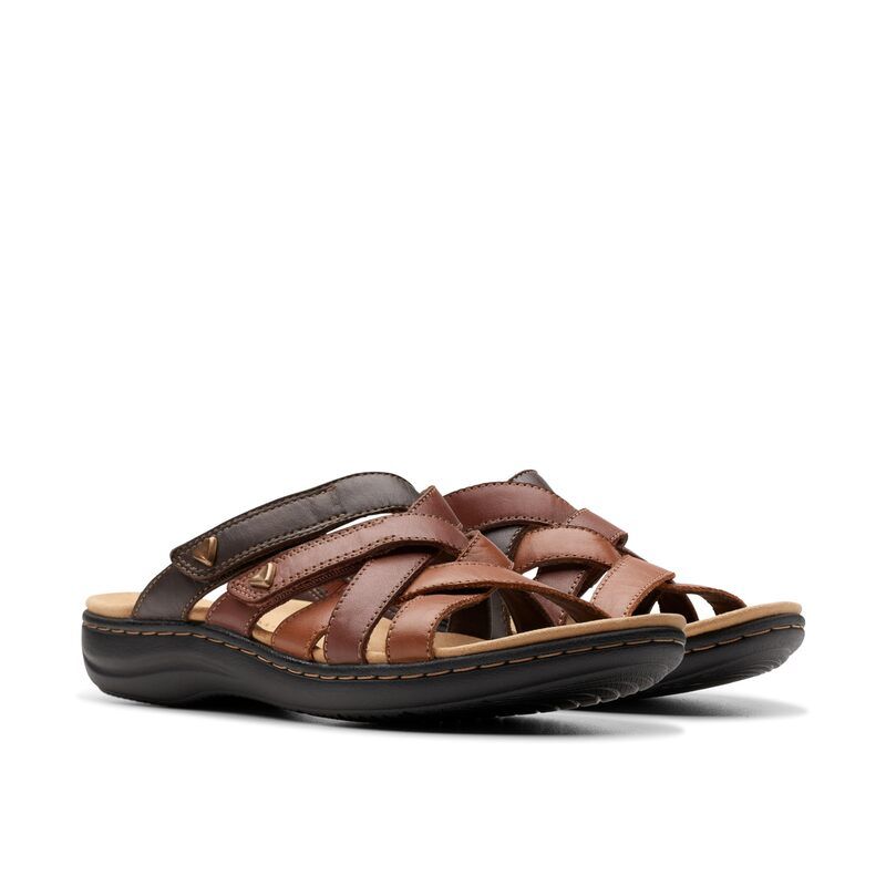 クラークス レディース シューズ サンダル Clarks Laurieann Bali Brown Combi ブラウン