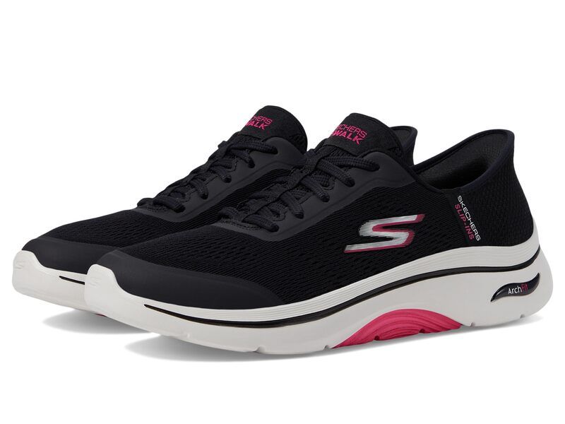 スケッチャーズ レディース シューズ スニーカー SKECHERS Performance Go Walk Arch Fit 20 Valencia Hands Free SlipIns BlackH