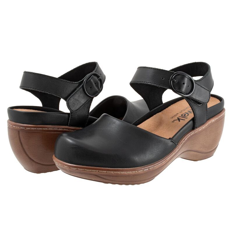 ソフトウォーク レディース シューズ サンダル SoftWalk Mabelle Black ブラック