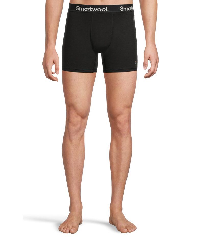 スマートウール メンズ アンダーウェア ボクサーパンツ Smartwool Boxer Brief Black ブラック