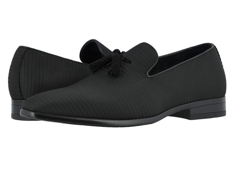 ステイシーアダムス メンズ シューズ スリッポン・ローファー Stacy Adams Tazewell Plain Toe SlipOn Black ブラック