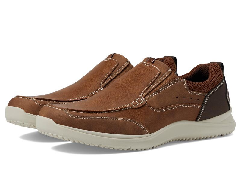 ノンブッシュ メンズ シューズ スリッポン・ローファー Nunn Bush Conway Casual SlipOn Tan タン
