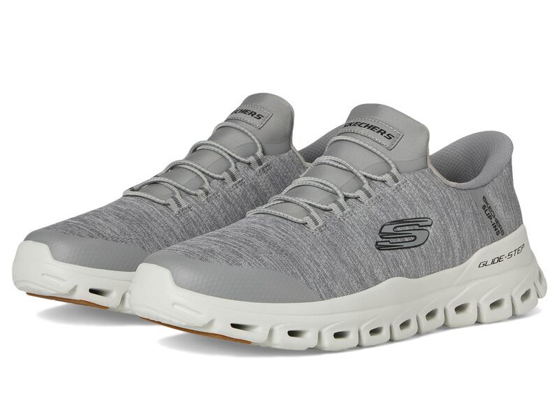 スケッチャーズ メンズ シューズ スニーカー SKECHERS GlideStep Zefyr Hands Free Slipin Gray グレー
