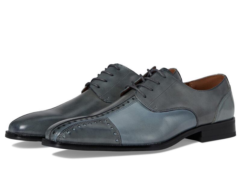 ステイシーアダムス メンズ シューズ オックスフォード キャップ Stacy Adams Palmento Cap Toe Oxford Gray Multi グレー
