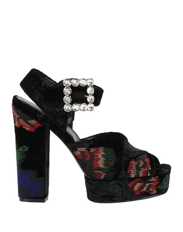 ロジェ・ヴィヴィエ レディース シューズ サンダル ROGER VIVIER サンダル Black ブラック
