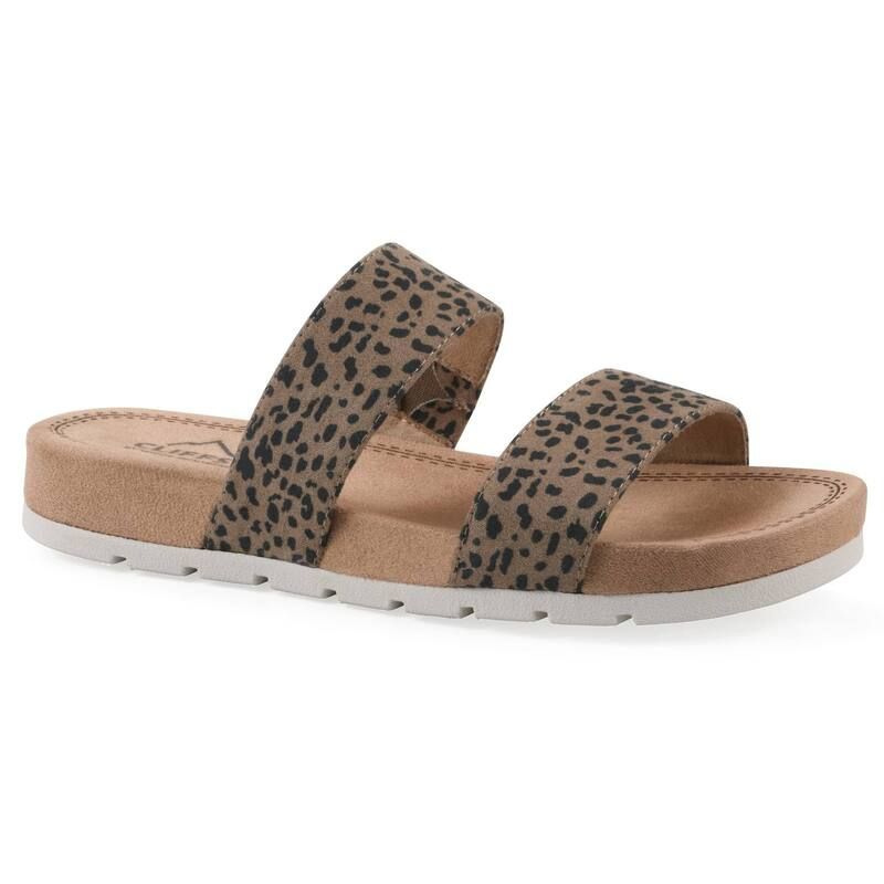 クリフバイホワイトマウンテン レディース シューズ サンダル Cliffs by White Mountain Tahlie Womenslide Sandals Tan Cheetah Fabric 11,866円