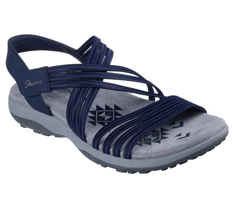 スケッチャーズ レディース シューズ サンダル Skechers Reggae Slim Sunnyside 20 Womensandals Navy Blue ネイビー