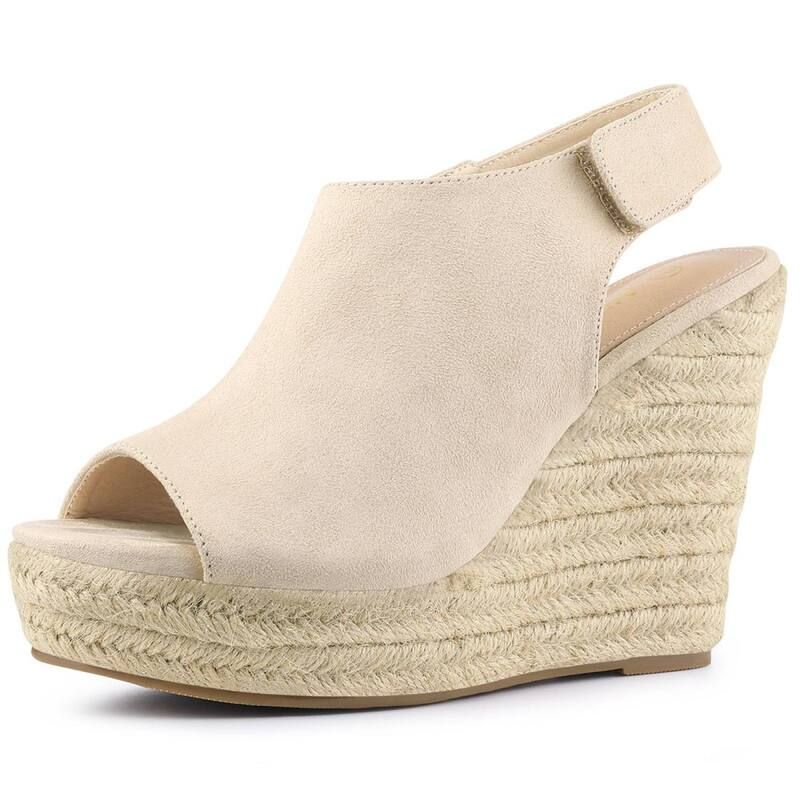 アレグラ ケー レディース シューズ サンダル プラットフォーム ヒール ALLEGRA K Womens Espadrille Platform Heeled Watermelon Wedgesan 15,360円