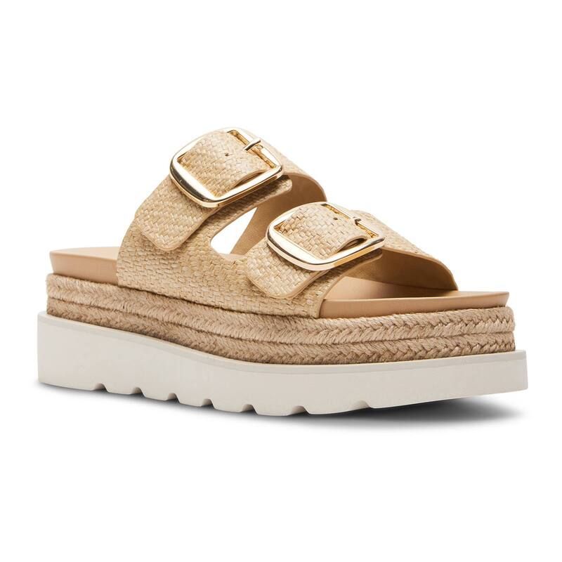 マッデンガール レディース シューズ サンダル プラットフォーム madden girl Mythical Womens Platform Sandals Light Natural