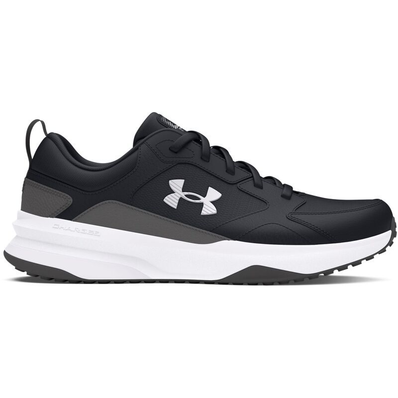 アンダーアーマー レディース シューズ スニーカー Under Armour Chargedge Mens Training Shoes Black Gray White ホワイト