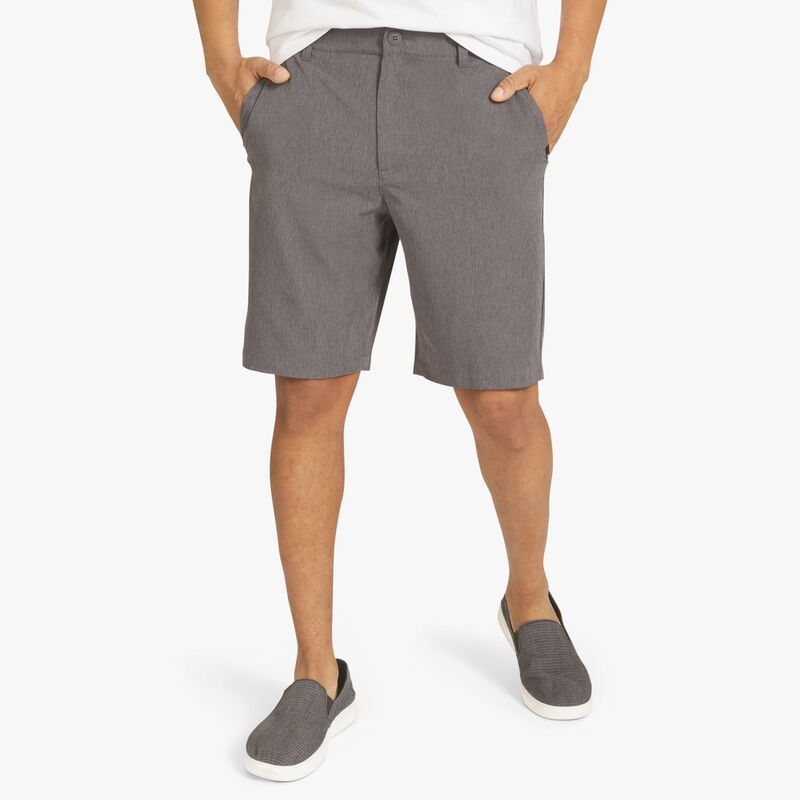 クイックシルバー レディース ボトムス ハーフパンツ・ショーツ ショートパンツ Mens Quiksilver Hybrid Stretch Walk Shorts Anthracite