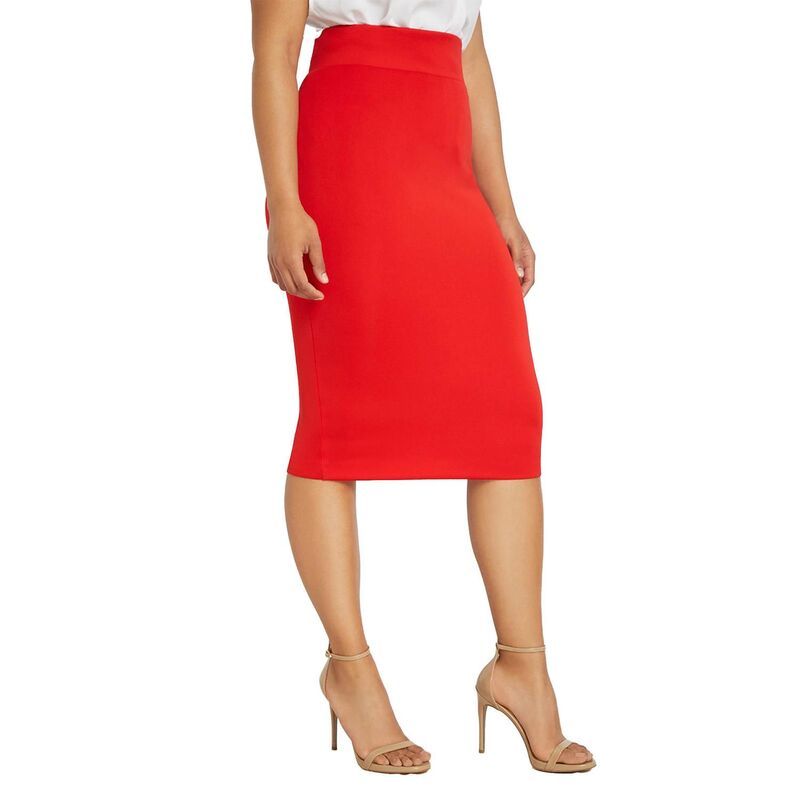 エロクイ レディース ボトムスカート プラスサイズ ELOQUII Womens Plusize Neoprene Pencil Skirt Lollipop