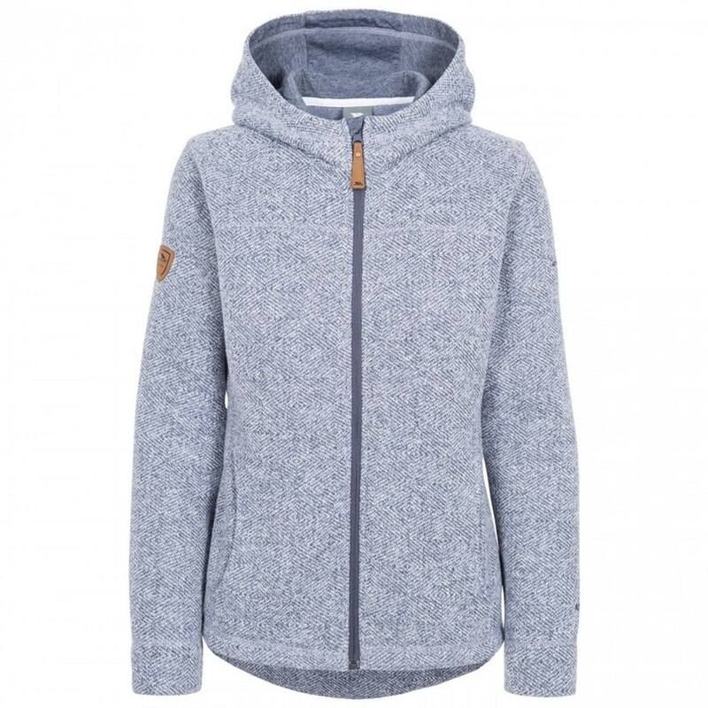 トレスパス レディース アウター ジャケット・ブルゾン フリース Trespass WomensLadies Reserve Hooded Fleece Denim Blue デニム