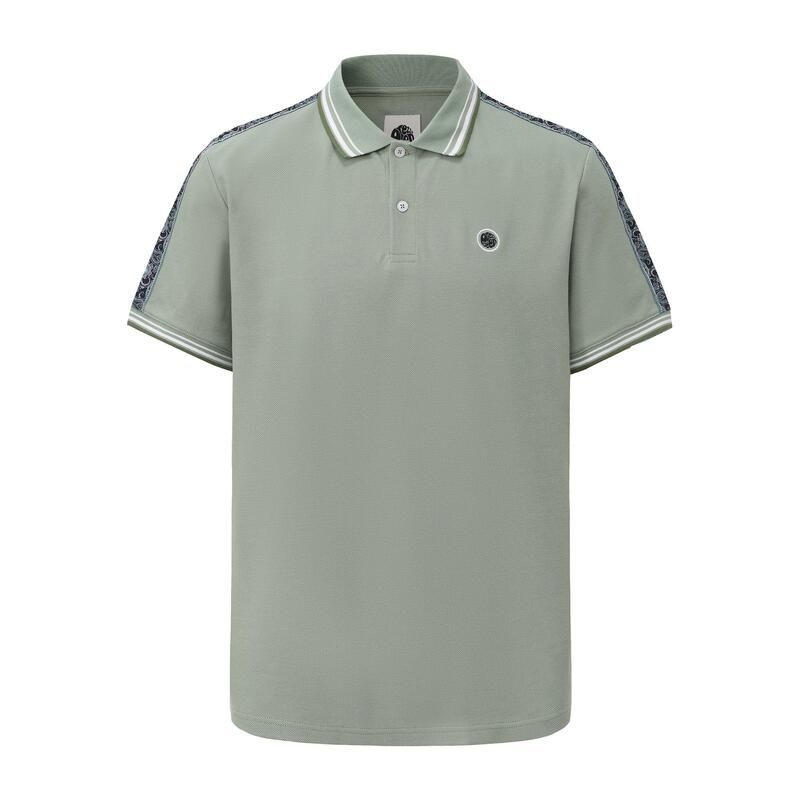 プレティグリーン メンズ トップス ポロシャツ Pretty Green Tape Polo Mens Light Green グリーン