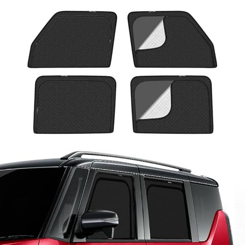 三菱 デリカミニ B3系 車種専用 メッシュカーテン サンシェード 遮光 換気 DelicaMINI B34A B35A B37A B38A サイド用 2in1 カーテン 日除け 虫避け マグネット カーシェード 通風 UVカット運転席 助手 58ff524a