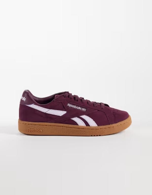 リーボック レディース シューズ スニーカー Reebok Club C Grounds UK sneakers and Burgundy バーガンディ